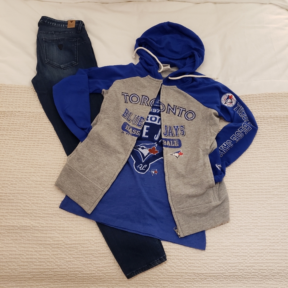 MLB Toronto Blue Jay's Hooded Fleece Jacket